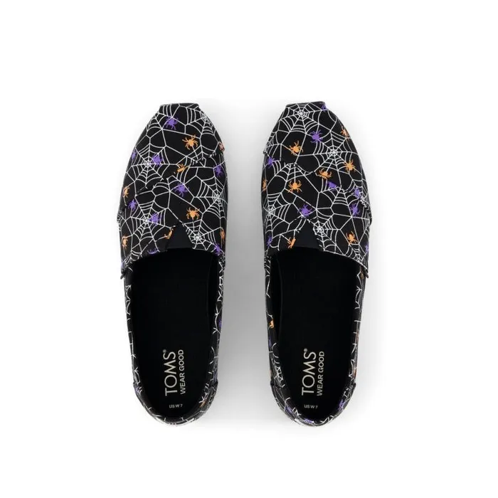 Toms TOMS Classics Alpargata Cloudbound Black Glow In The Dark Spiders 8211 Women Toms TOMS Classics Alpargata Cloudbound Black Glow In The Dark Spiders 8211 Women