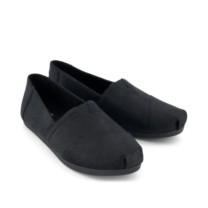 Toms TOMS Classics Alpargata Cloudbound Black Metallic Suede 8211 Women Toms TOMS Classics Alpargata Cloudbound Black Metallic Suede 8211 Women