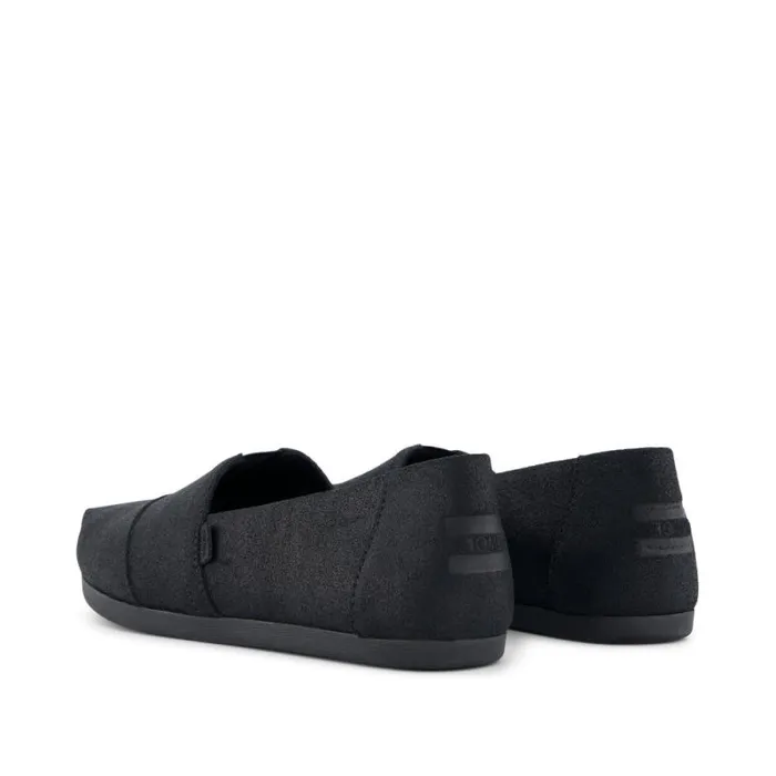 Toms TOMS Classics Alpargata Cloudbound Black Metallic Suede 8211 Women Toms TOMS Classics Alpargata Cloudbound Black Metallic Suede 8211 Women
