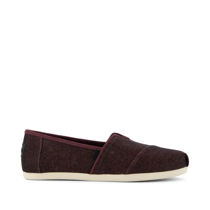 Toms TOMS Classics Alpargata Cloudbound Blackberry Sparkle Glitter 8211 Women Toms TOMS Classics Alpargata Cloudbound Blackberry Sparkle Glitter 8211 Women