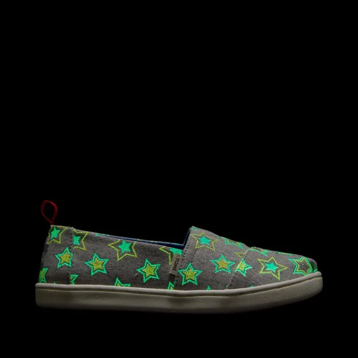 Toms TOMS Classics Alpargata Kids Shoe Glow In The Dark Stars 8211 KidsWomen
