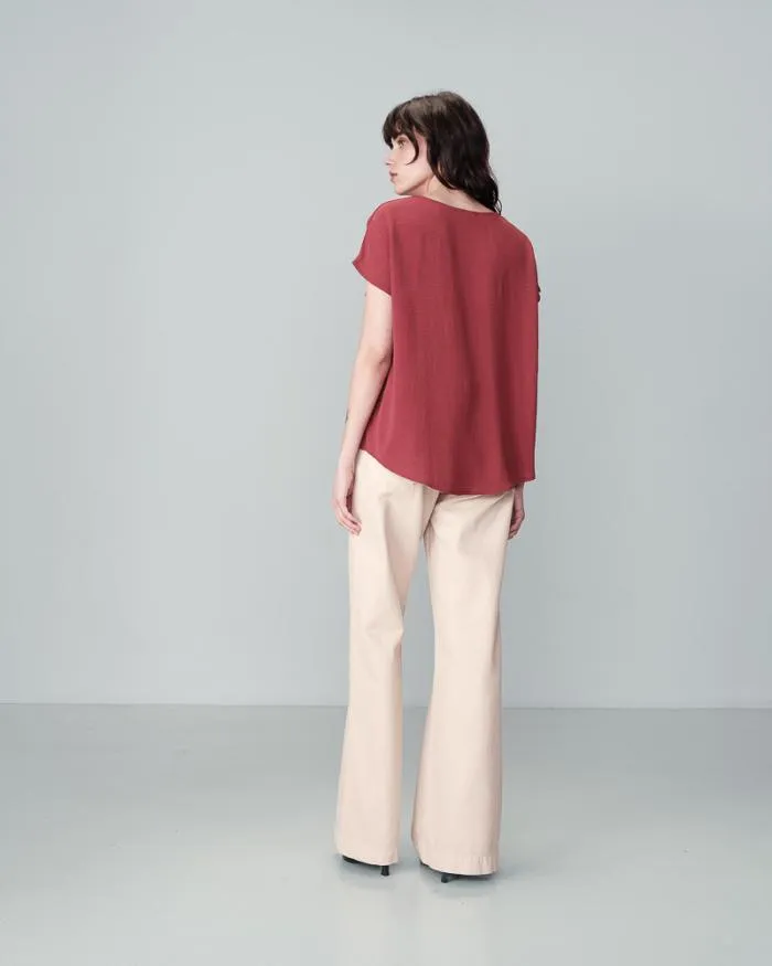 TOP BLUSH NICELY Shop Grace and Mila ShortSleeves Tshirts