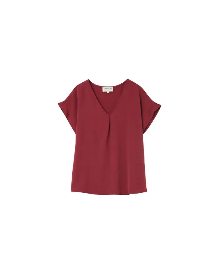 TOP BLUSH NICELY Shop Grace and Mila ShortSleeves Tshirts