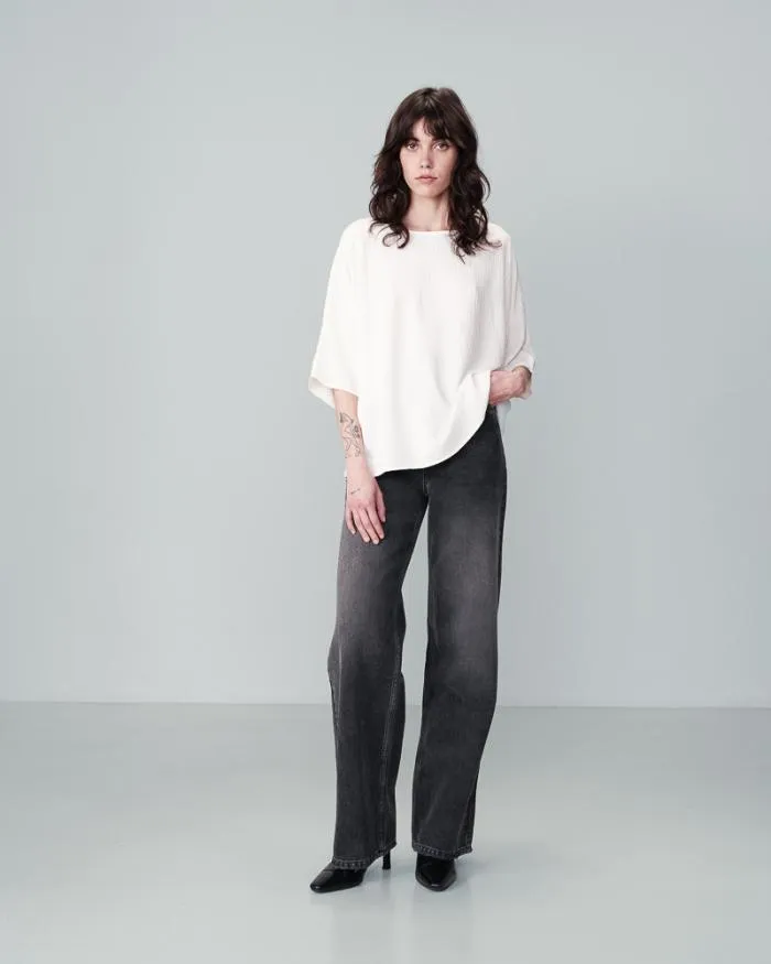 TOP ECRU NAVEL Shop Grace and Mila 34 Sleeves Tshirts
