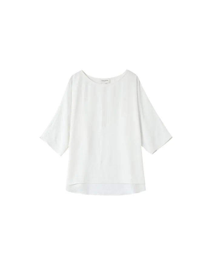 TOP ECRU NAVEL Shop Grace and Mila 34 Sleeves Tshirts