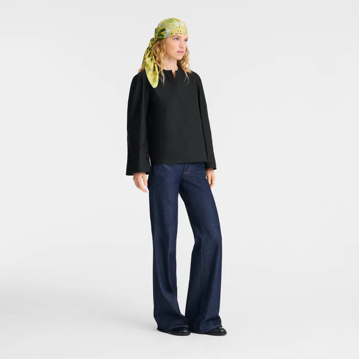 Tops and Blouses Blouse Black 8211 Longchamp Women Tops and Blouses Blouse Black 8211 Longchamp Women