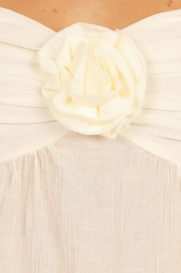 Tops Petal and Pup Women Emerson Rosette Top Ivory