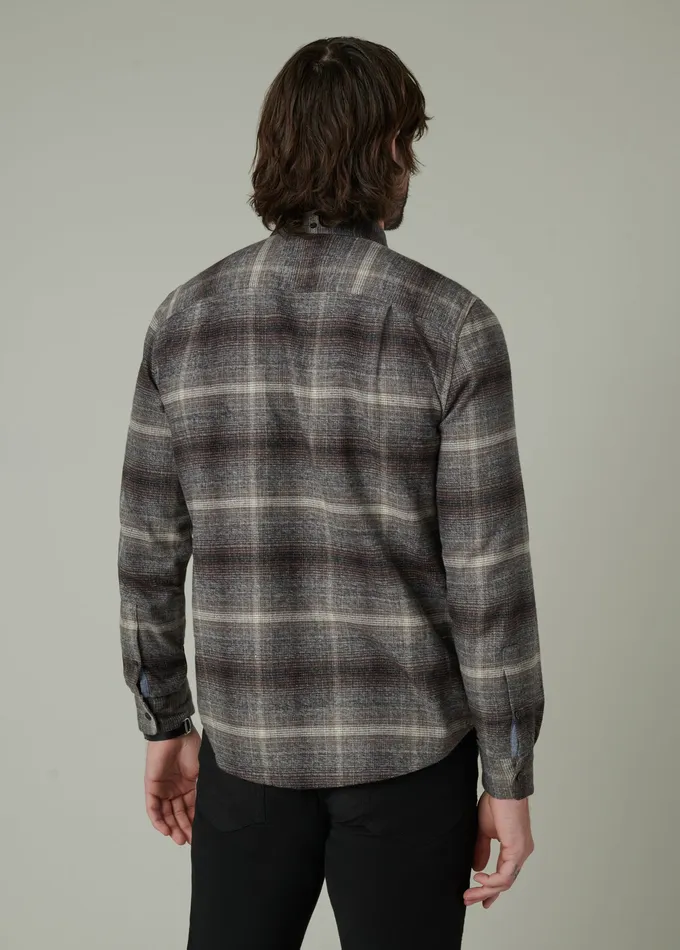 Tops Tees OLIVER FLANNEL SHIRT Ombre Plaid Joe8217s Jeans Men