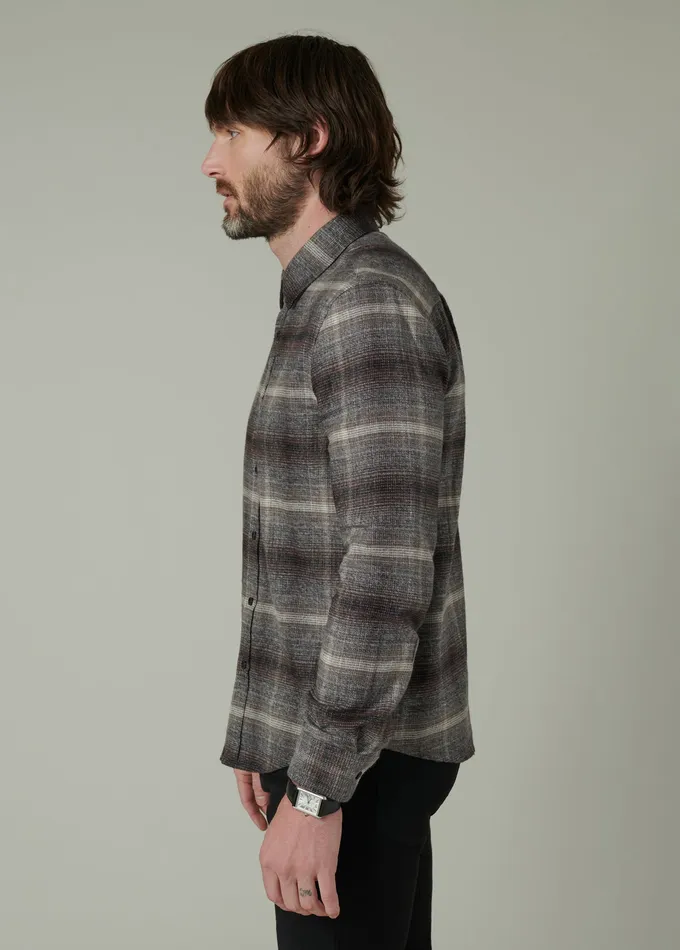 Tops Tees OLIVER FLANNEL SHIRT Ombre Plaid Joe8217s Jeans Men
