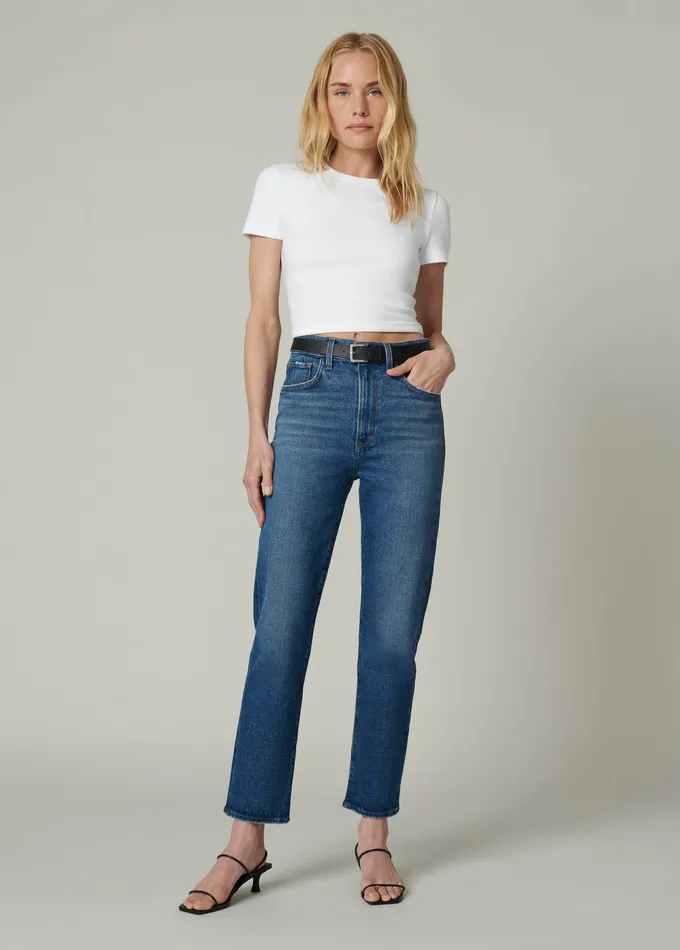 Tops THE BABY TEE Optic White 8211 Joe8217s Jeans Women Tops THE BABY TEE Optic White 8211 Joe8217s Jeans Women