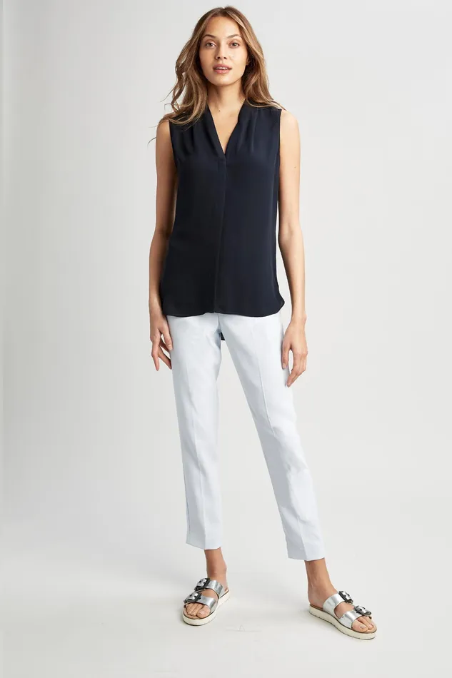 Tops Women Elie Tahari Ginny Shirt Black