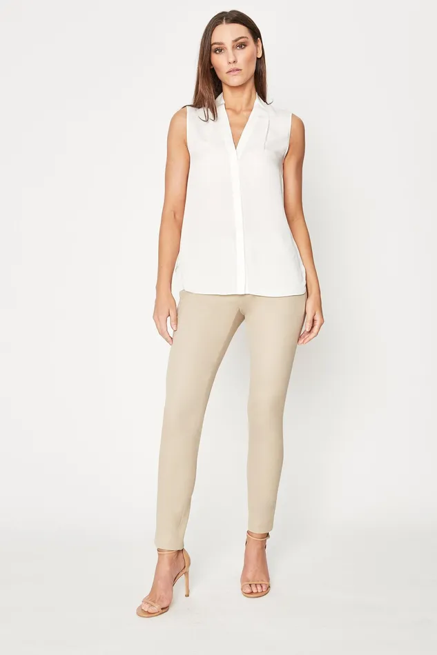 Tops Women Elie Tahari Ginny Shirt Black