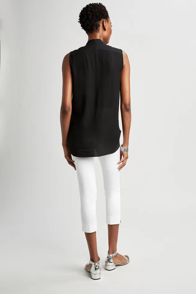 Tops Women Elie Tahari Ginny Shirt Black