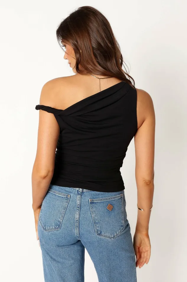 Tops Women Petal and Pup Blake Top Black