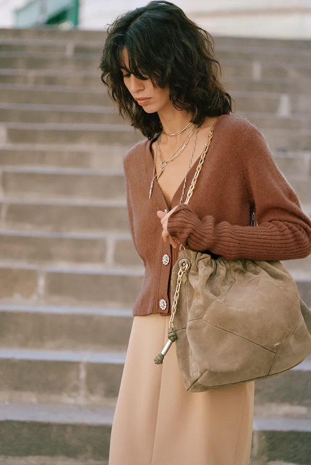 Tote Bag Large Tote Brown Women Baandsh Bags