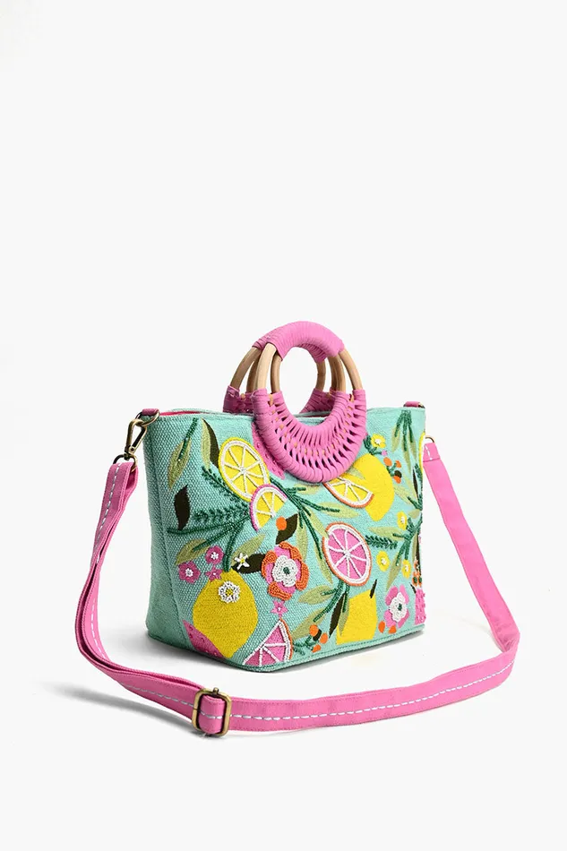 Totes America and Beyond Women Citrus Blueberry Infusion Crossbody Tote