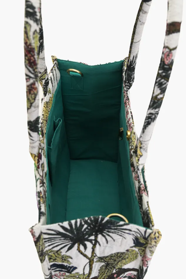 Totes Women Personalize African Safari Embellished Tote America and Beyond