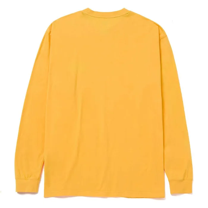 Trademark Banner Long Sleeve Tee Yellow Men Cat Footwear Tops and Outerwear