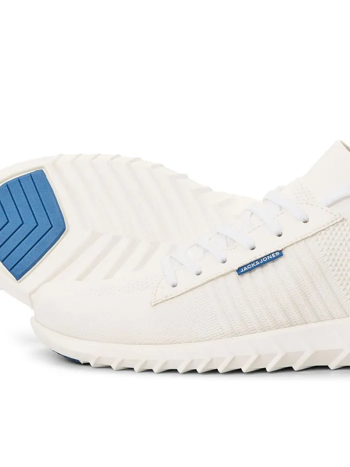 Trainers JACK and JONES Mens LOGO MESH TRAINERS White White Cheap On Sale
