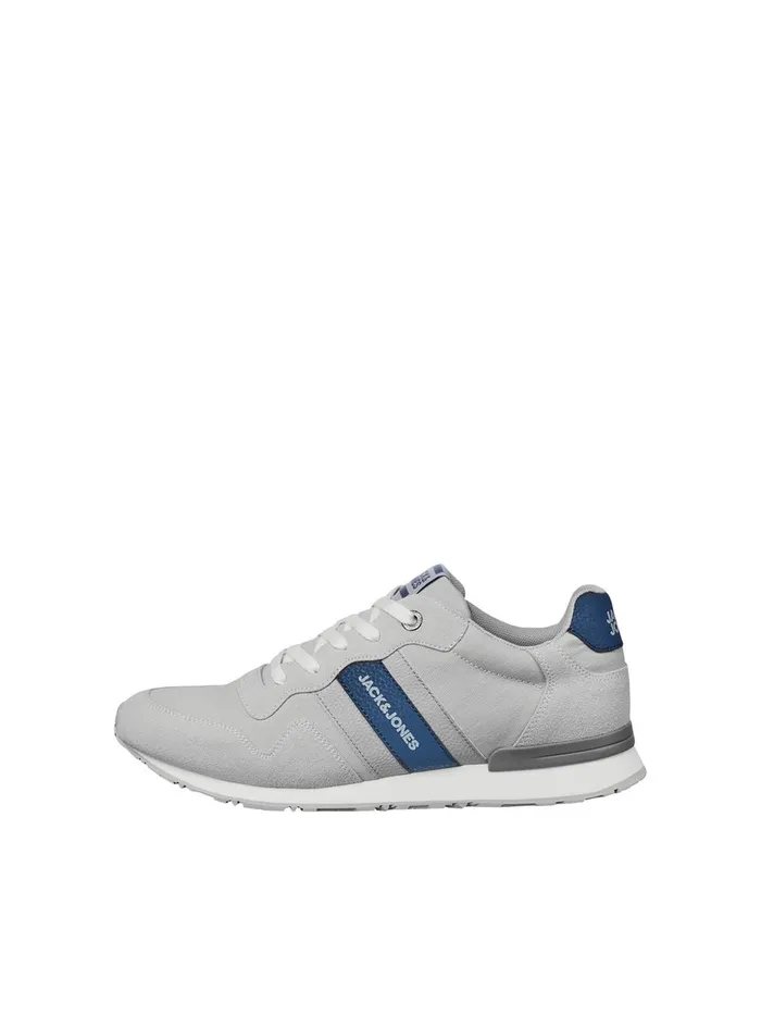 Trainers JACK and JONES Mens PU LEATHER SNEAKERS White Winter White Popular
