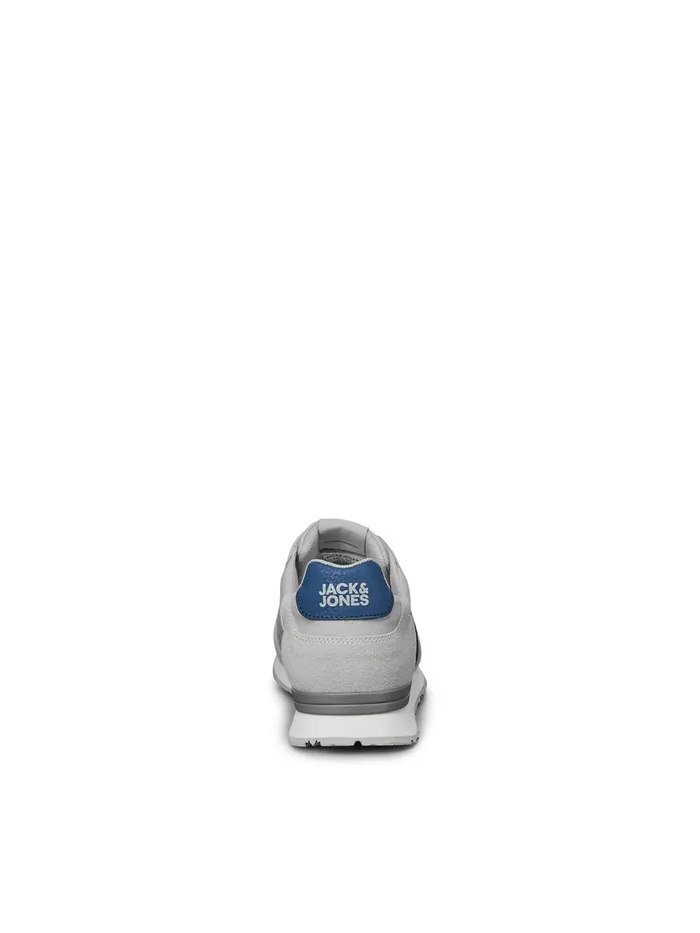 Trainers JACK and JONES Mens PU LEATHER SNEAKERS White Winter White Popular