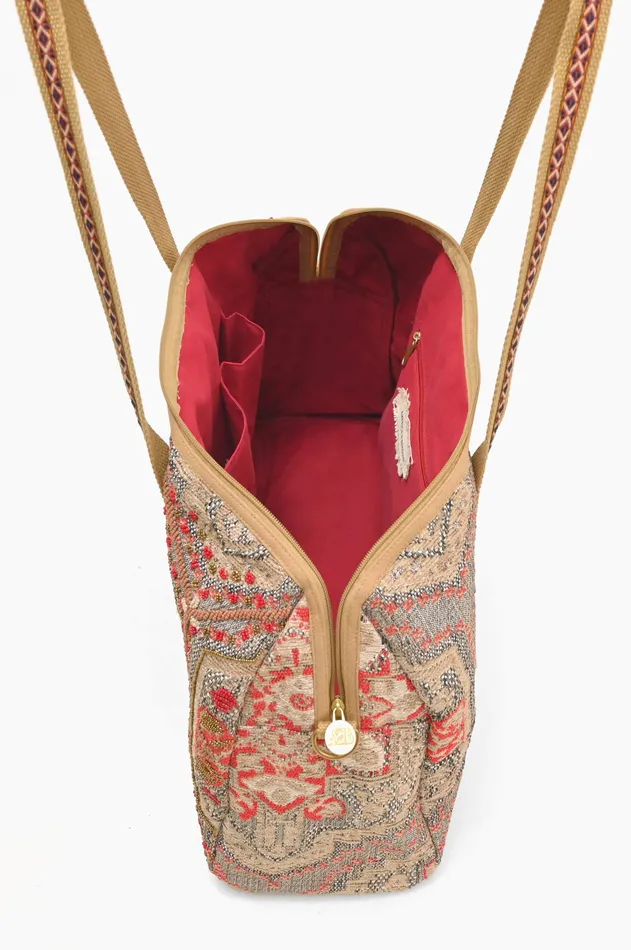 Travel and Beach Bags America and Beyond Women Royal Tapestry Duffel Bag