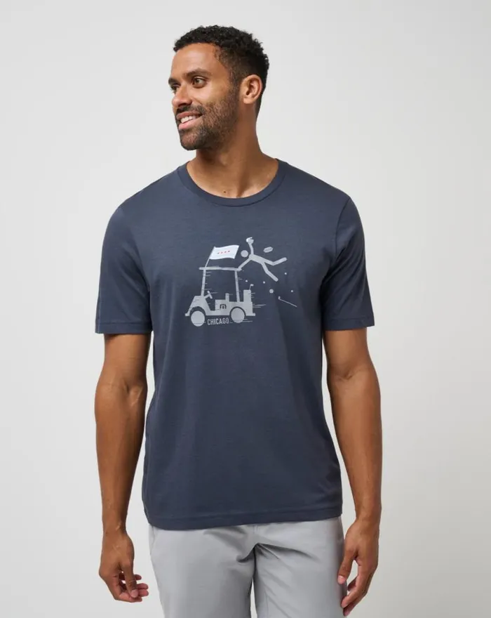 TravisMathew 44 REPRESENT 20 TEE Mood Indigo Men Tees