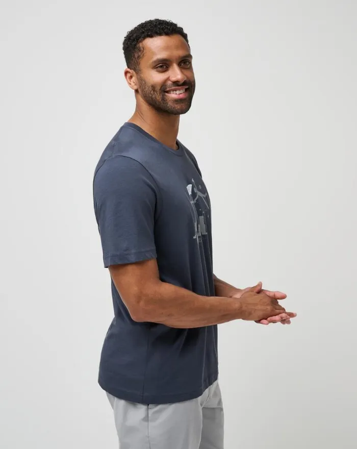 TravisMathew 44 REPRESENT 20 TEE Mood Indigo Men Tees