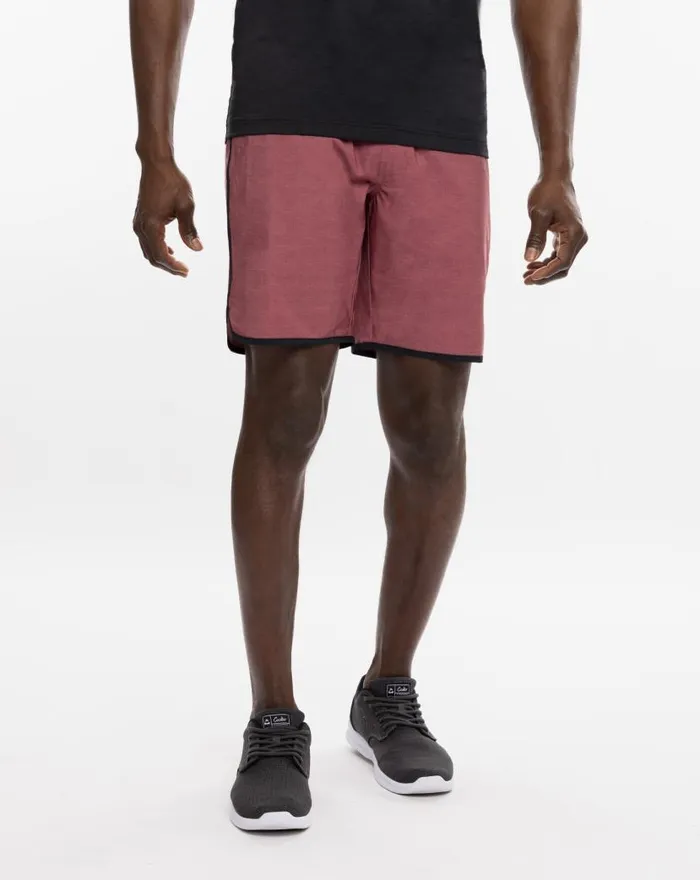 TravisMathew ANOTHER ROUND ACTIVE SHORT 75IN Roan Rouge Men Shorts