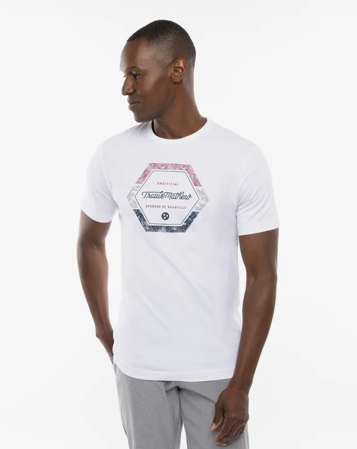 TravisMathew BARBEQUE KING TEE White Men Tees