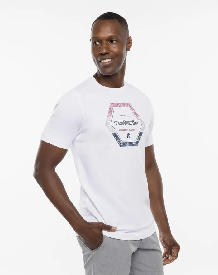 TravisMathew BARBEQUE KING TEE White Men Tees