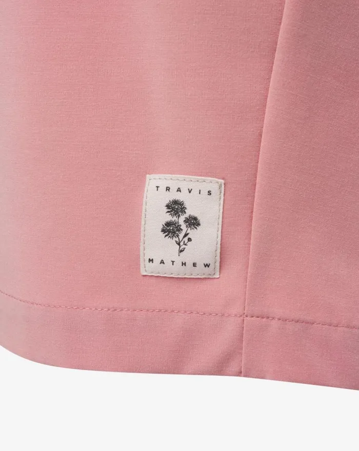 TravisMathew BERMUDA SHORT 8IN Dusty Rose Canvas Men Shorts