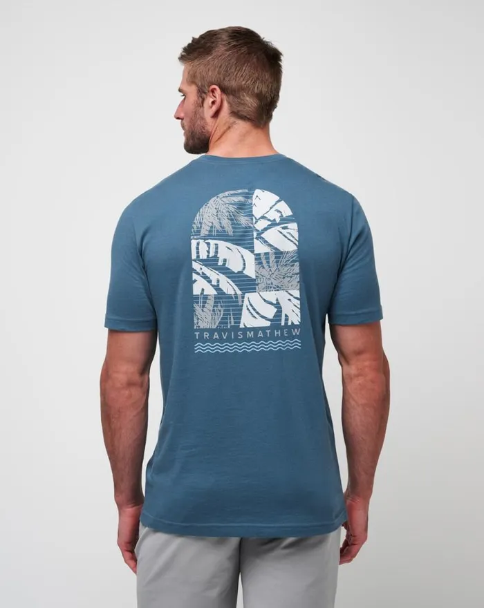 TravisMathew BEST BEHAVIOR TEE Dark Teal Men Tees