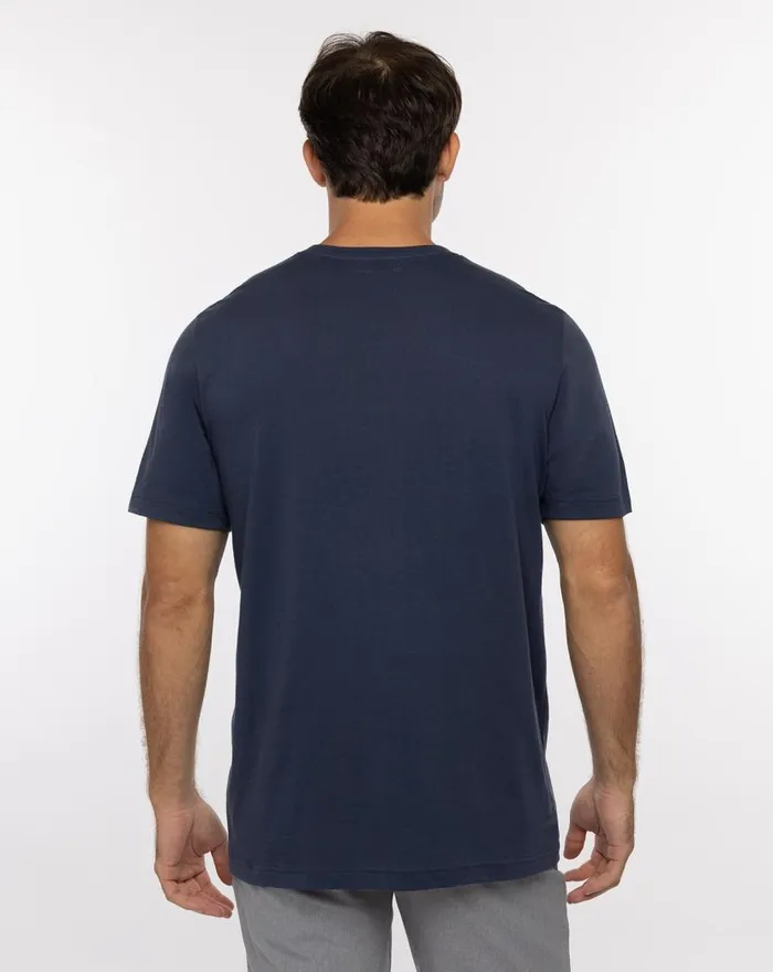 TravisMathew BUCKING BULL TEE Mood Indigo Men Tees TravisMathew BUCKING BULL TEE Mood Indigo Men Tees
