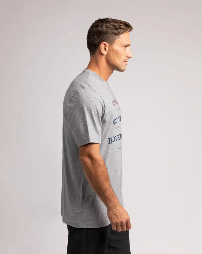 TravisMathew CIRCUS ACT TEE Heather Grey Men Tees