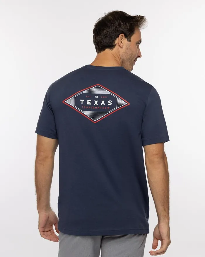 TravisMathew ELBOW ROOM TEE Mood Indigo Men Tees