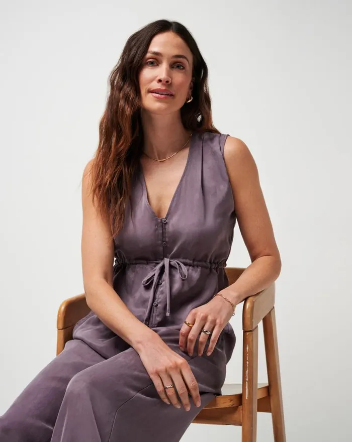 TravisMathew FINE WINE TANK Moonscape Women Shirts and Tops TravisMathew FINE WINE TANK Moonscape Women Shirts and Tops