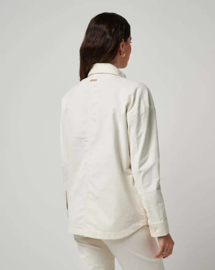 TravisMathew FRIDAY FEELING SHACKET Eggnog Women Jackets TravisMathew FRIDAY FEELING SHACKET Eggnog Women Jackets