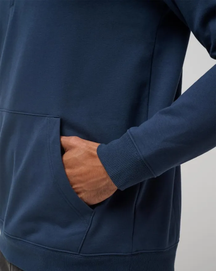 TravisMathew HOTEL HOPPER QUARTER ZIP Total Eclipse Men Quarter Zips TravisMathew HOTEL HOPPER QUARTER ZIP Total Eclipse Men Quarter Zips