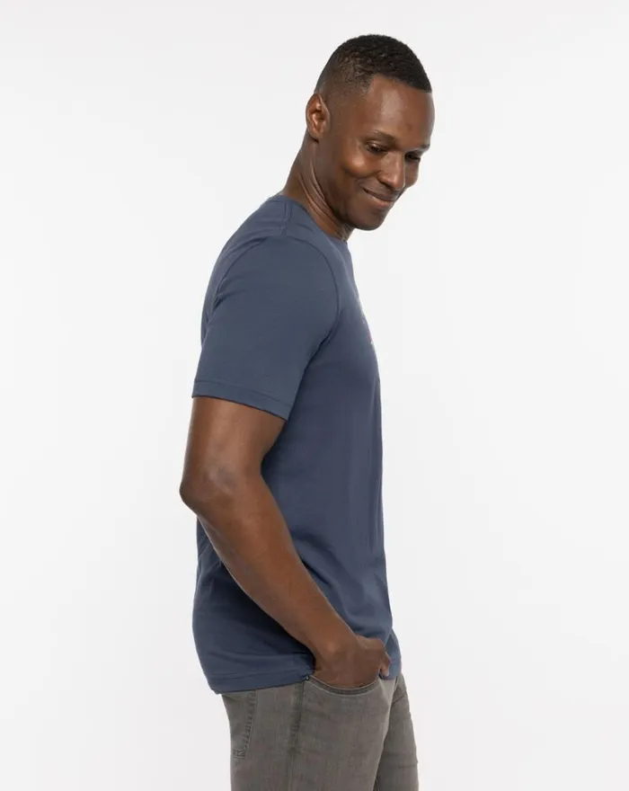 TravisMathew JINGLE JANGLE TEE Mood Indigo Men Tees TravisMathew JINGLE JANGLE TEE Mood Indigo Men Tees