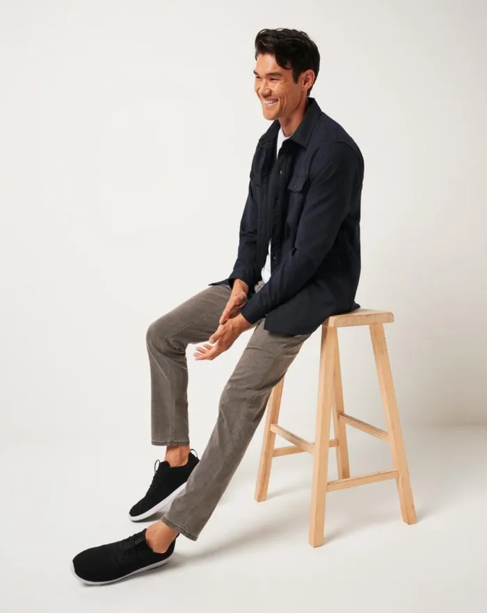 TravisMathew LIFESTYLE SHIFT SHIRT JACKET Navy Men ButtonUps TravisMathew LIFESTYLE SHIFT SHIRT JACKET Navy Men ButtonUps