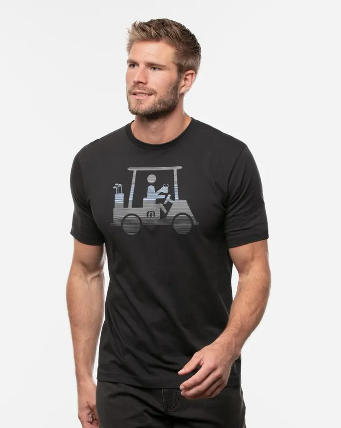 TravisMathew RACE YOU TEE Black Men Tees