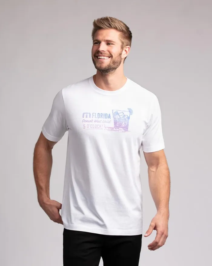 TravisMathew SPRING BREAK TEE White Men Tees