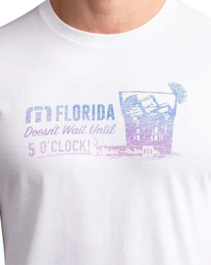 TravisMathew SPRING BREAK TEE White Men Tees TravisMathew SPRING BREAK TEE White Men Tees