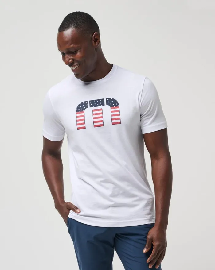 TravisMathew STAR BRIGHT TEE White Men Tees