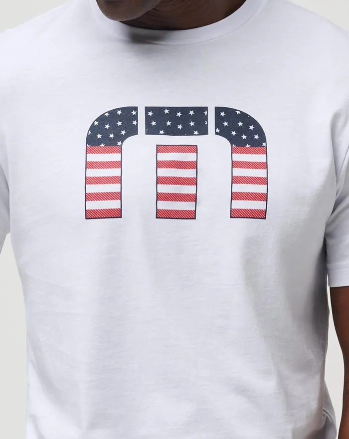 TravisMathew STAR BRIGHT TEE White Men Tees TravisMathew STAR BRIGHT TEE White Men Tees