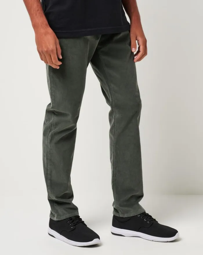 TravisMathew START THE JOURNEY CORDUROY PANT Dark Olive Men Pants TravisMathew START THE JOURNEY CORDUROY PANT Dark Olive Men Pants