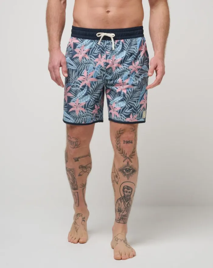 TravisMathew SUMMER GLOW SHORT BOARDSHORT Heather Total Eclipse Men Boardshorts