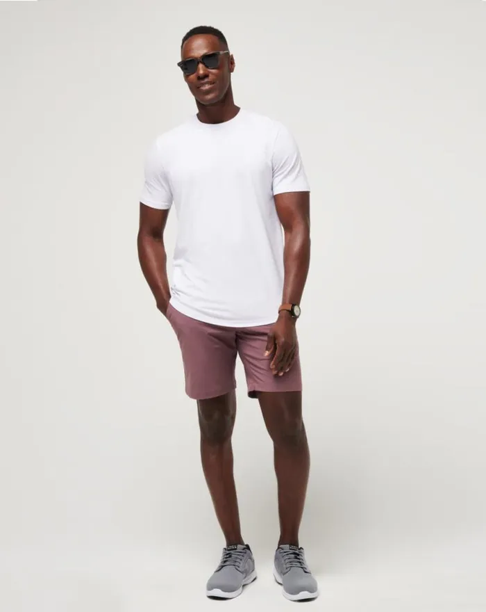 TravisMathew TECH CHINO SHORT 8IN Flint Men Shorts