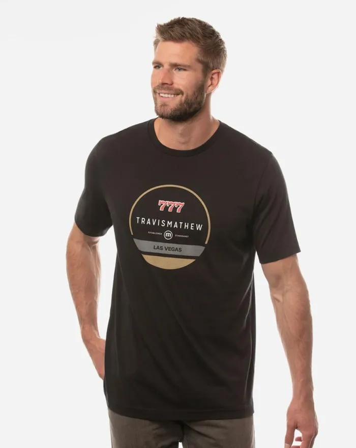 TravisMathew THE LAKES 20 TEE Black Men Tees